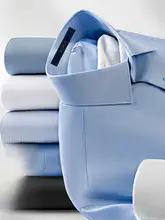 三防白鹅绒使用 男性用フリース長袖シャツ【秋冬用・ノーアイロン・保温性・襟付き】