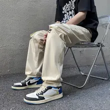 ワークパンツ【ストレートシルエット・快適なフィット感・多ポケットデザイン・カジュアル】