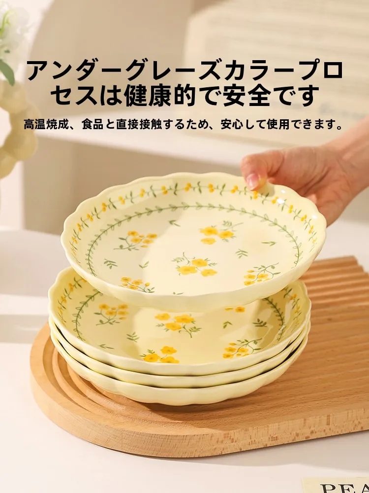 美しいデザイン！陶製料理皿【釉下彩・家庭用】の実用性と特性を徹底解説