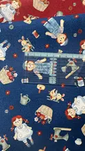 日本製 綿100%のプリント生地【カントリードール・パッチワーク・手作りDIY用】