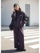 春季 スポーツスタイル レディースアウター【カジュアル・ロゴデザイン・長袖】（セットアップ対応）