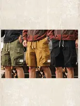 ハーフパンツ メンズ カーゴショーツ アメカジ ヴィンテージ 接触冷感 速乾 機能性 タクティカル ルーズ アウトドア 夏