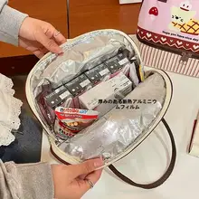 ランチバッグ 保冷保温 ア ルミ内装 厚手 おしゃれ 通勤 オフィス 弁当持ち運び