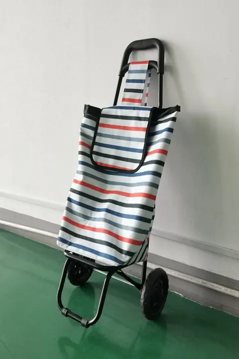 便利な折りたたみ型買い物カート【軽量・高齢者向け・手引き式】