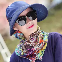 レディースゴルフハット【大きなつば・UVカット・通気性・夏用】