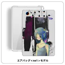 二次元キャラクターイラスト付きiPad Pro用三折保護ケース【2022年モデル適合・防衝撃デザイン・12.9インチ/11インチ対応】