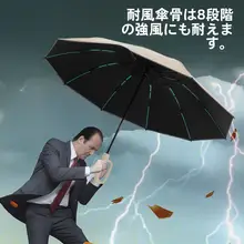 自動開閉逆さ傘 大型 メンズカー用【強化・防風・晴雨兼用・女性用日傘】