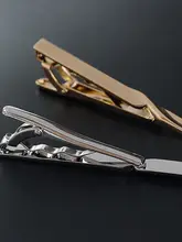 高級シルバー製ネクタイクリップ【シンプルデザイン・ビジネス用・フォーマル向け】