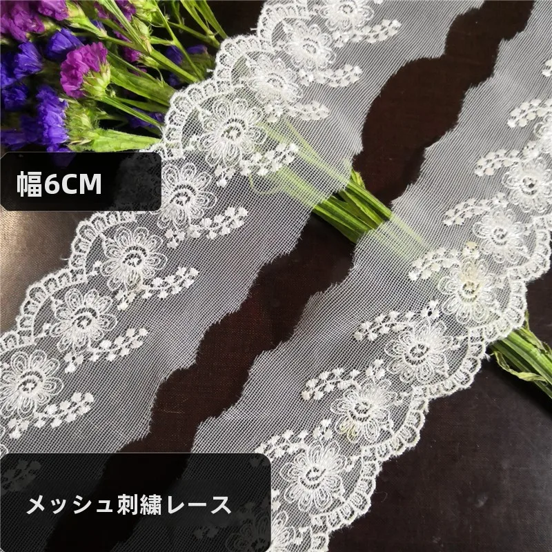 つけ襟 レース どう選ぶ？華やかな刺繍レーストリムが通勤からホームまで彩る理由