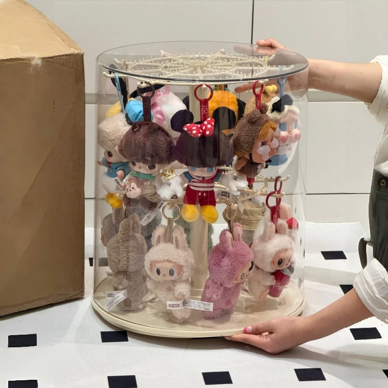 透明回転式フィギュア用ほこり防止カバー：DIY道具としての実用性とディスプレイ最適化
