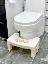 トイレ収納ラック【トイレットペーパー掛け・ステップストゥール付き・小型スペース用】