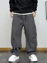 アメリカンスタイルのヴィンテージ風ワークパンツ【秋冬用・ゆったりストレート・デコンストラクション・裏地起毛】