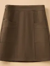 毛真冬用Aラインミニスカート【シンプルでスタイリッシュ・カジュアル】