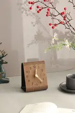 シンプルなデスク用置時計【静音・インテリア装飾・リビングと寝室用】