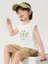 男の子用モダール無袖Tシャツ【夏用・薄手・インナー向け】