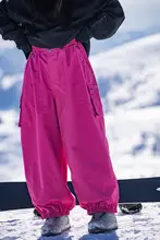 AWKA 防水・防風のプロ仕様スノーパンツ【ウィンタースポーツ・男女兼用・単板スノーボード用】（セットアップ対応）