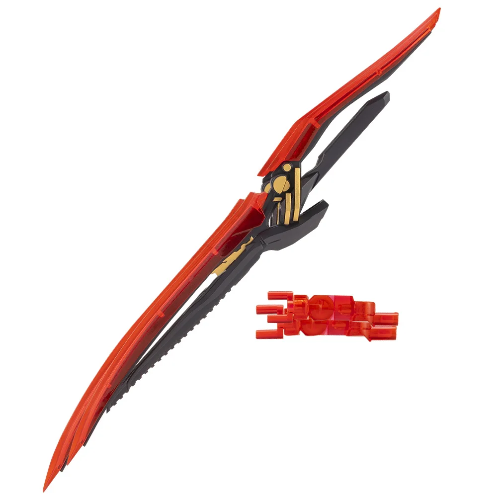 黒赤バージョン 剪影剣：聖德風07の洗練されたフィギュアアクセサリーとしての役割と実用性