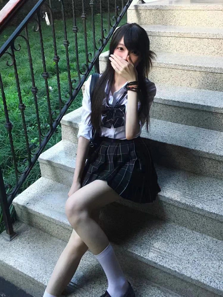 オリジナルJK制服：日系水手服セットアップの春秋対応デザインと実用性