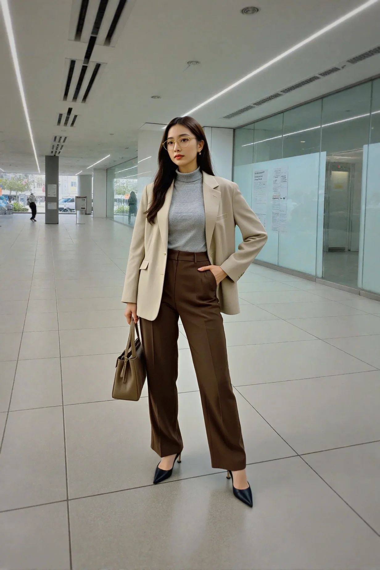 大人可愛い服 50代コーデ｜文芸風花柄スカートで実現する自然な女性らしさ