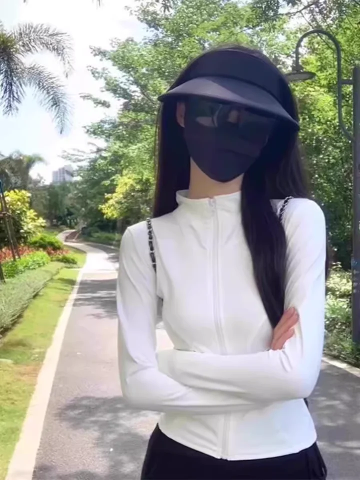 アイスシルク守る紫外線カーディガン【夏用・薄手・通気性・学生向け】