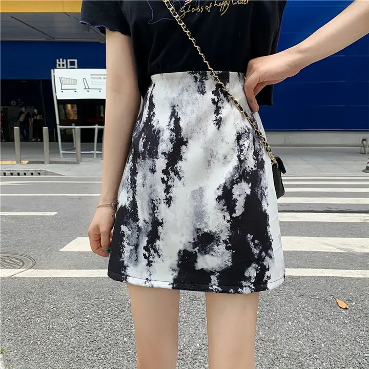 ファットmmグラフィティAラインスカート女性デザイン