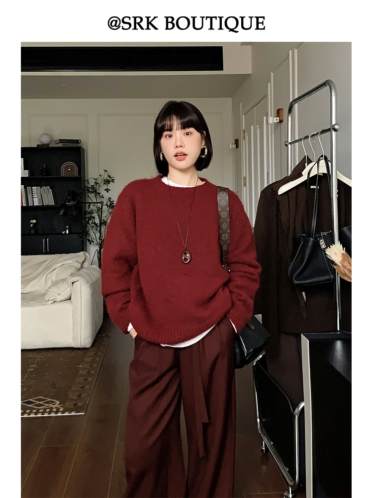 デニム コーデの基本ルールとヴィンテージ風アンカラレッドパンツの適用性