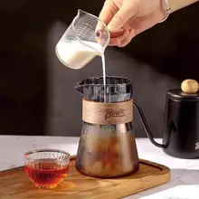 ガラス製ハンドドリップコーヒーポットとコーヒーカップ【防湯・冷淬エコデザイン】（セットアップ対応）