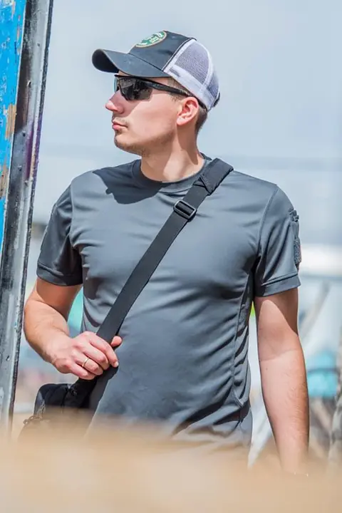 Tシャツ メンズ 夏季 アウトドア 速乾 ワイド シルエット タクティカル