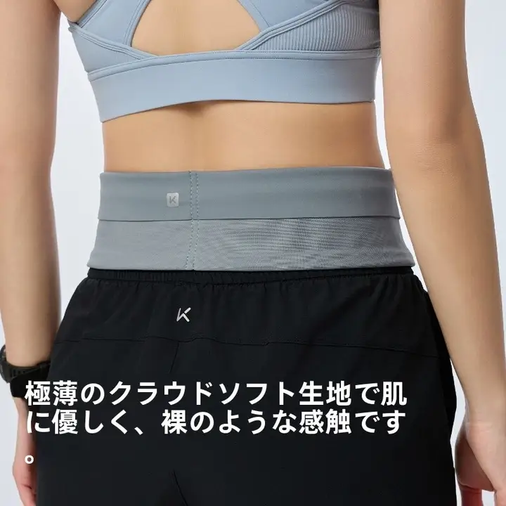 Keep ランニングウエストポーチ【スマートフォン収納・男女兼用・アウトドア用】