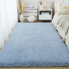 厚手の暖色系主寝室用ラグマット【長方形・保温性・シンプルデザイン】