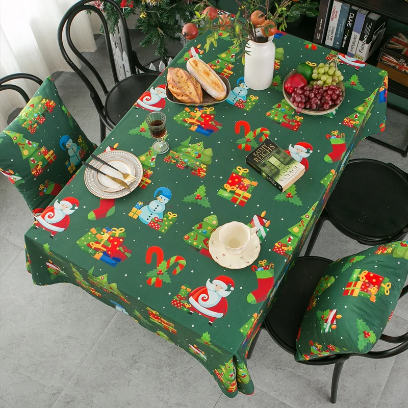 クリスマスパーティー企画に最適な北欧風グリーンテーブルクロスの選定ガイド