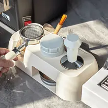 コーヒー圧粉器【多機能・収納ハンドル付き・圧粉底座】（セットアップ対応）