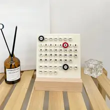 万年暦 卓上カレンダー アクリル DIY 輪投げ 卓上オブジェ おしゃれ インテリア 撮影小道具 インスタ映え