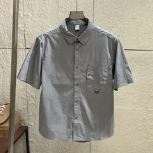 軽量で通気性抜群！男士夏用速乾防晒カジュアルシャツ【ワイドフィット・短袖】