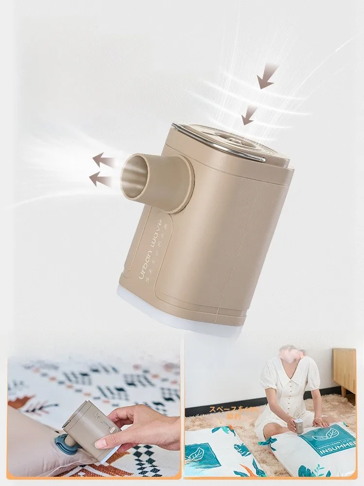 Urbanwave ポータブル電動エアポンプ：多機能でキャンプ・野餐・ビーチで実用的な充気・吸引・照明を実現