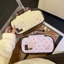 ポータブルデジタルデータケーブル収納バッグ【ハンドル付き・星柄デザイン】