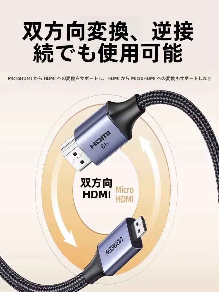 HDMIケーブルの見分け方で迷う？8K対応のMicro HDMIからHDMI変換ケーブルが本当に役立つ理由とは？