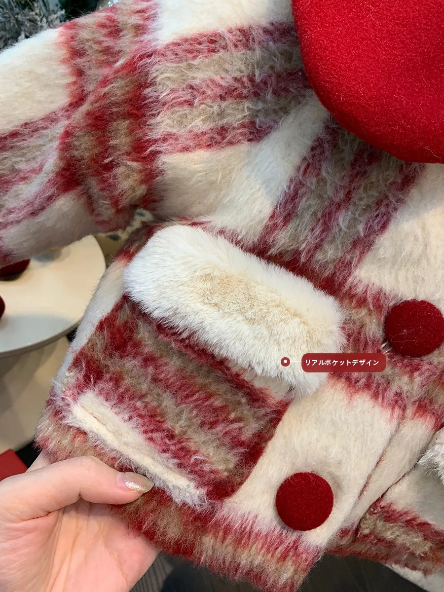 キッズ スエット おすすめモデル：小沐沐の公主風加绒キルティング2ピースセット