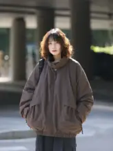 冬用白鹅绒大口ポケット羽織【男女兼用・防寒デザイン】