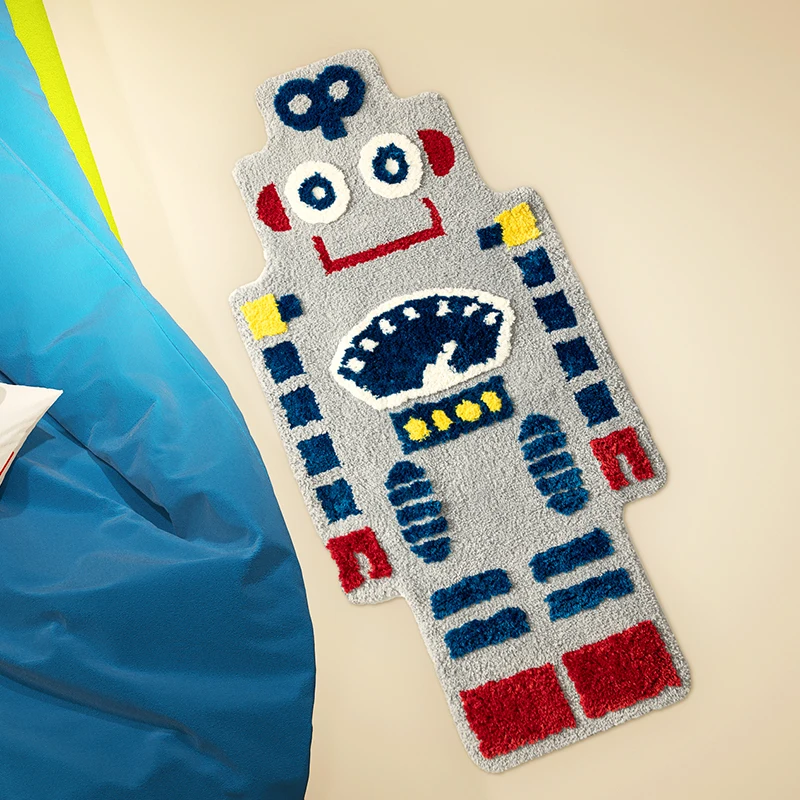子供部屋のマットに「かわいい」が足りない？ロボットデザインの珪藻土マットが解決する理由