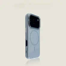 iPhone用白色携帯ケース【マグネット吸着・シンプルデザイン・保護機能】