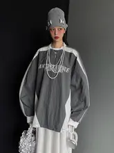 秋冬向けレトロ風カラーブロッキング長袖トップスとレースキャミワンピース（セットアップ対応）