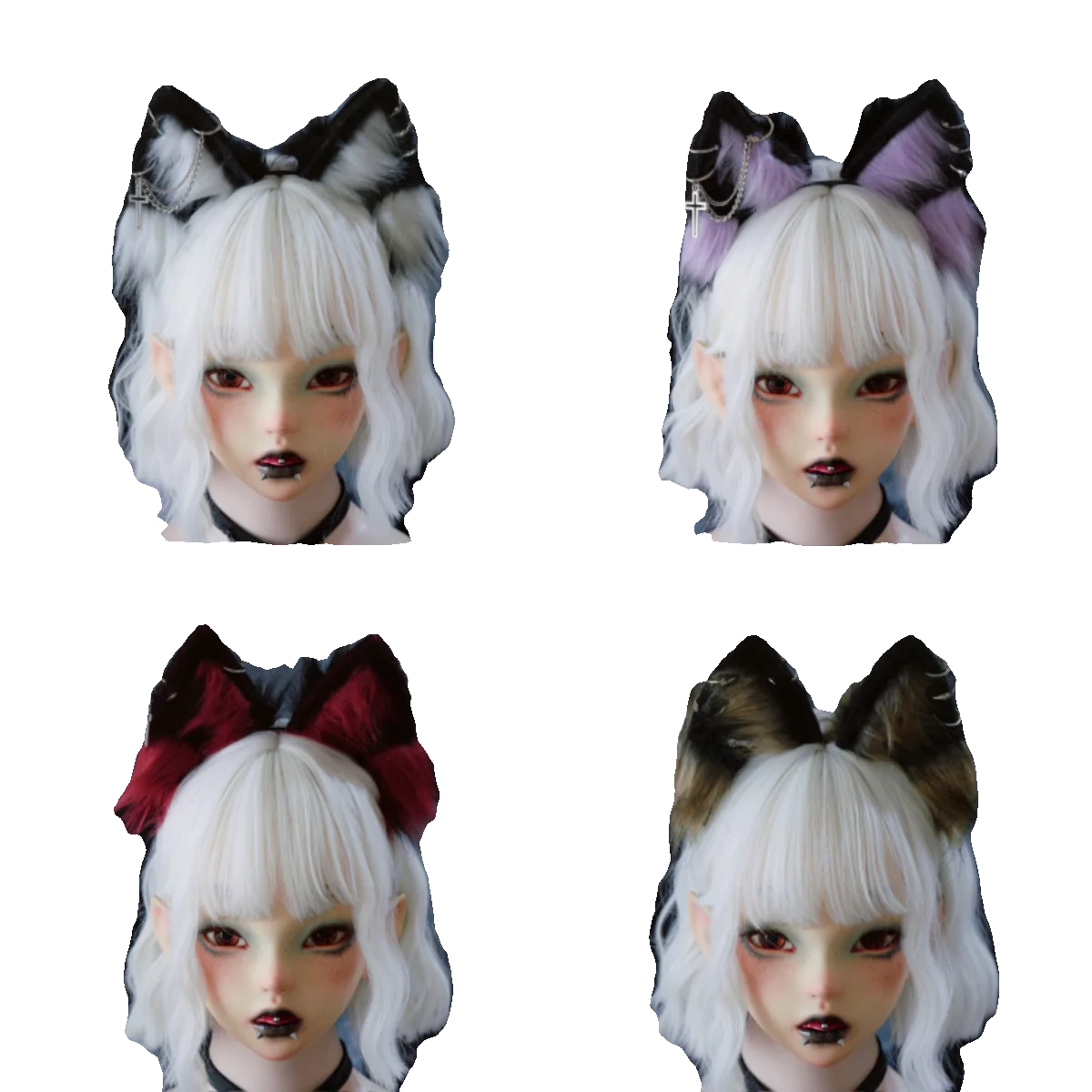 オリジナルハンドメイド狼耳デザインヘッドバンド：甘くクールなアンダーグラウンドスタイルの実用性と着用シーン解析
