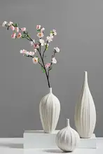 装飾花 単枝の桃の花 高級 リビング テーブル オーディオラック 白い 人工花 デコレーション
