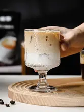 華やかなデザインの高脚グラス【サンフラワー・アイスクリーム・デザート・コーヒー・ワイン・カクテル用】