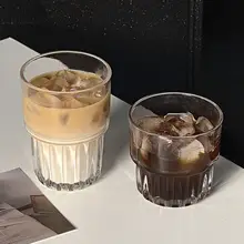 デザイン性の高いアクリル製マグカップ【カフェスタイル・重ねられる・アイスラテ用】