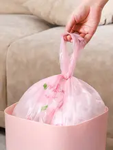 水蜜桃風デザインの家用ゴミ袋【手提げ式・使いやすさ抜群】