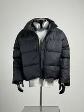 シンプルなデザインの軽量ダウンジャケット【立襟・男性用・白鹅绒・冬用・ショート丈】