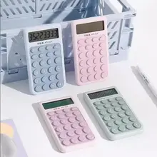可愛いデザインのミニ計算器【携帯用・オフィス・学生向け・高可視性】