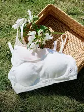 桑蚕丝製 穴あけ不要のブラトップ【清爽・快適・透気性】